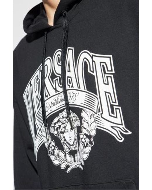 Versace Black Hoodies for men