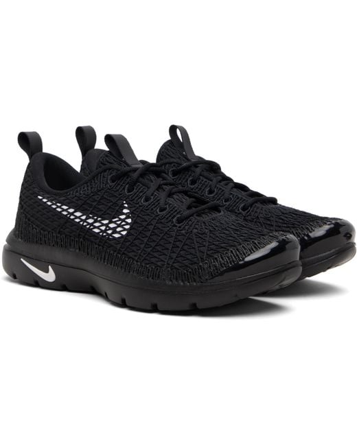 Comme des Garçons Black Comme Des Garçons Homme Plus X Nike Air Flymesh Sneakers for men