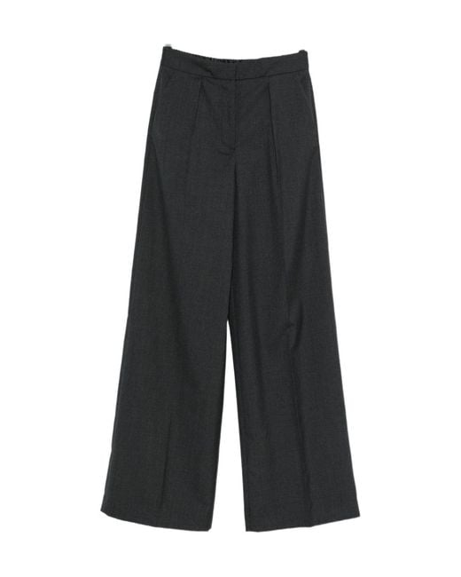 Joseph Black Wide-Leg Trousers
