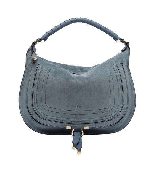 Chloé Blue Chloé Marcie Medium Shoulder Bag