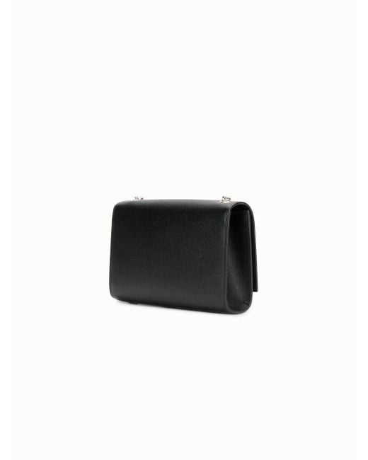 Saint Laurent Black Kate Logo Plaque Small Shoulder Bag