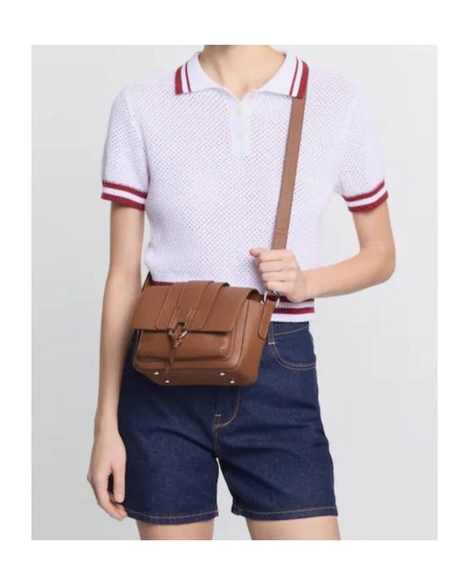 Hogan Brown Trend Flap Bag