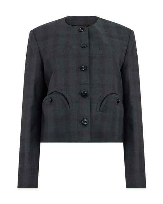 Blazé Milano Black Blazé Milano Cropped Bolero Blazer