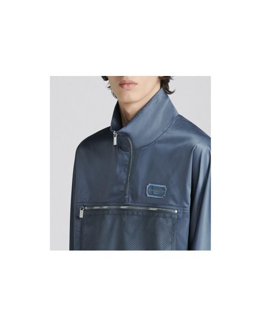 Dior Blue Christian Couture Anorak for men