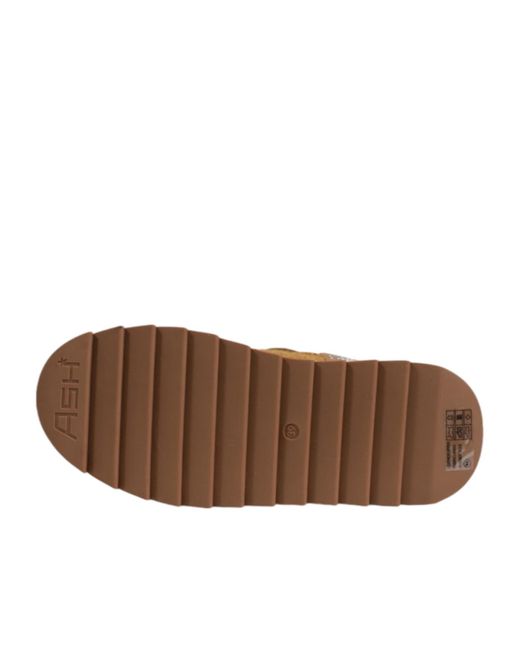 Ash Brown Round-Toe Ankle Boots