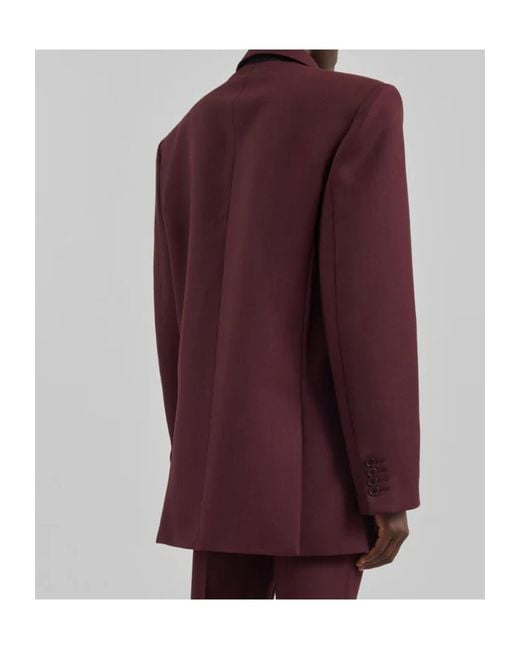 Frankie Shop Purple Monterey Structured Blazer