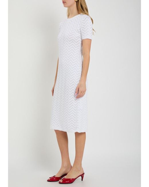 Missoni White Cotton Blend Dress
