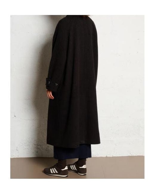 Soeur Black Printed Coat