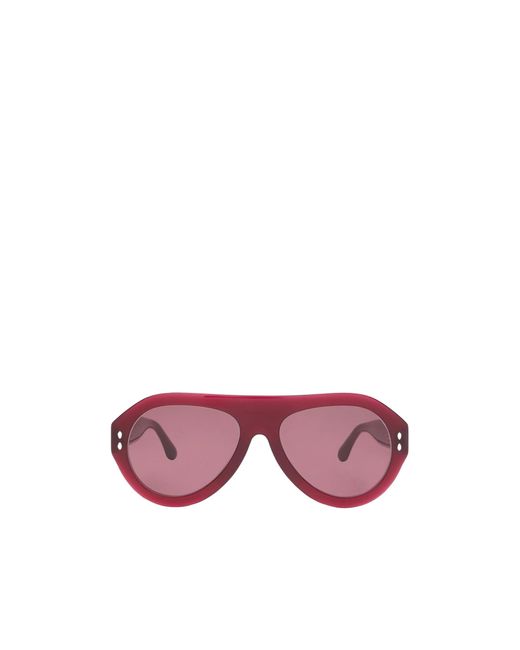 Isabel Marant Pink Versatile Aviator Sunglasses