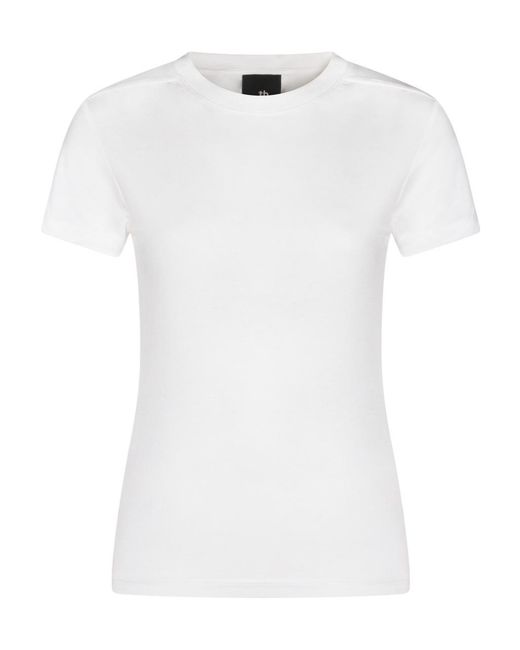 Thom Krom White Fitted Short-Sleeve T-Shirt