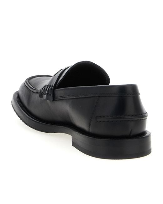 Moschino Black Berlin Slip-On Loafers for men