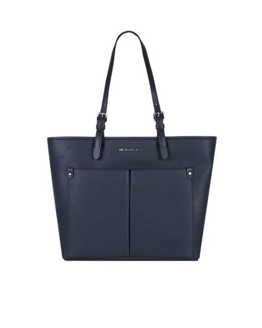 Michael Kors Blue Jet Set Medium Shoulder Bag