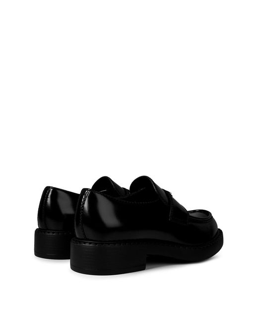 Prada Black Logo Loafers for men