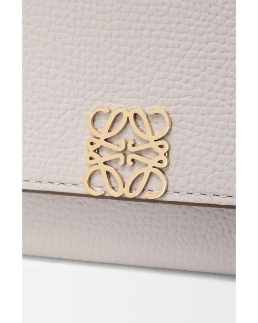 Loewe White Anagram Continental Wallet