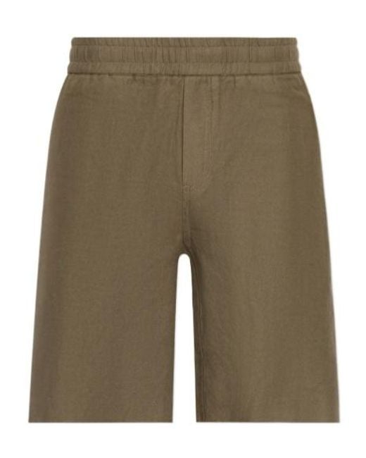 Samsøe & Samsøe Green Smith Elasticated-Waistband Shorts for men