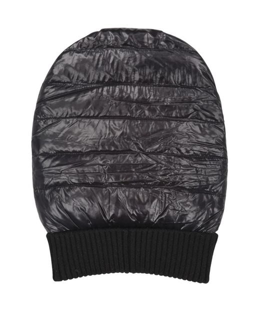 Herno Gray Padded Beanie