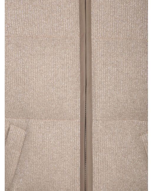 Brunello Cucinelli Brown Down Jackets