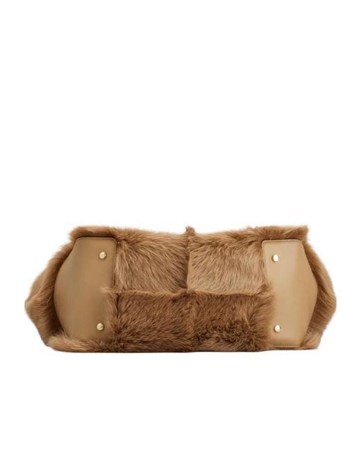 Tod's Brown Di Bag Folio Medium Shoulder Bag