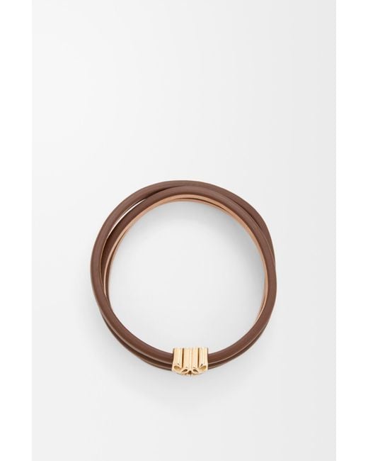 Loewe White Anagram Bombe Twist Bracelet