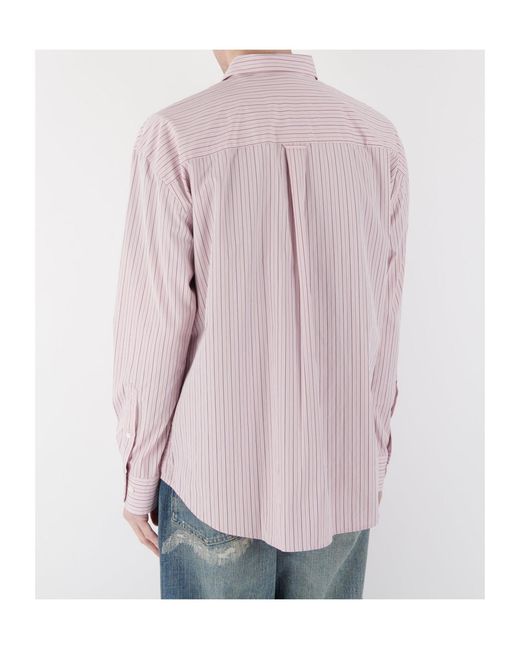 sunflower Pink Striped Shirt for men