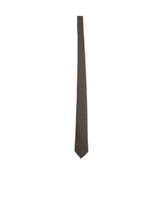 Giorgio Armani White Pointed-Tip Tie for men