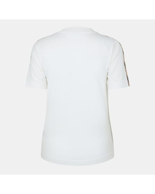 Burberry White Logo T-Shirt