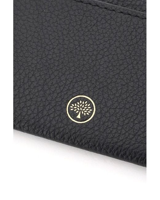 Mulberry Black Logo Embossed Cardholder