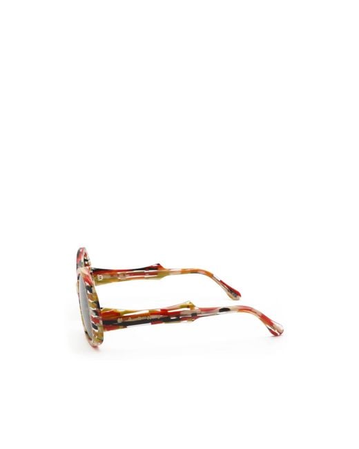 Marni Green Geometric Frame Sunglasses for men