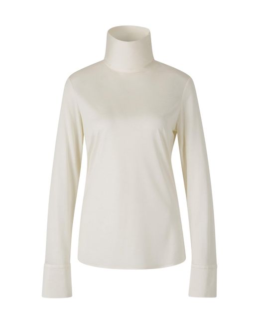 Fabiana Filippi White High Neck Jersey