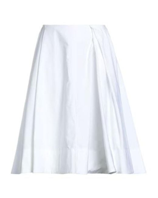 Jacquemus White Mid-Length Skirt