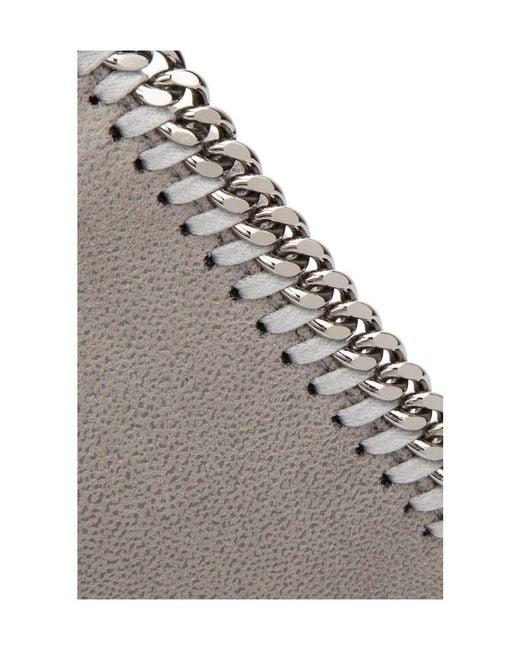 Stella McCartney Gray Falabella Tiny Tote Bag