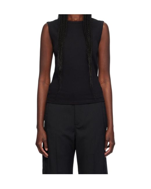 Rohe Black Sleeveless T-Shirt