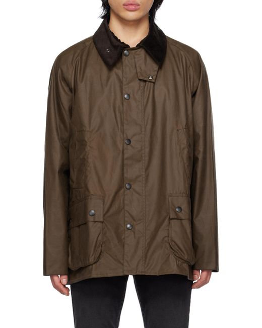 Barbour Brown Long-Sleeved Casual Jacket for men