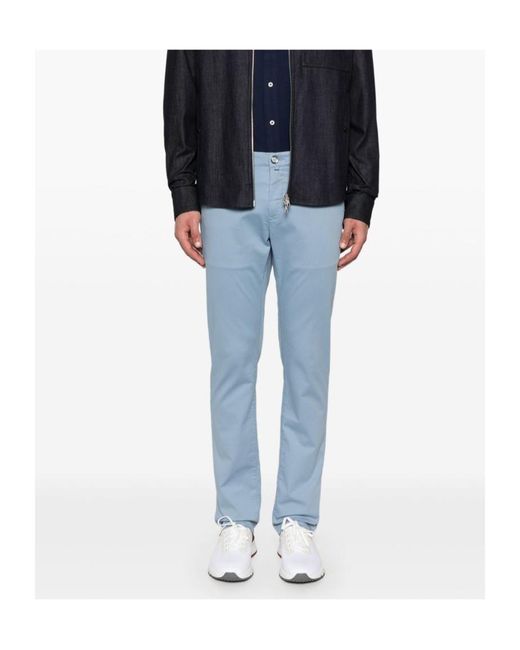 Jacob Cohen Blue Belt Loop Jeans for men