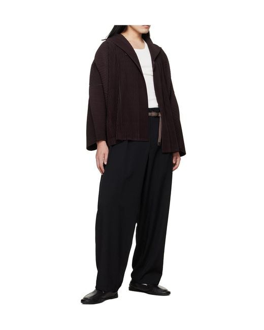 Homme Plissé Issey Miyake White Woven Belt for men