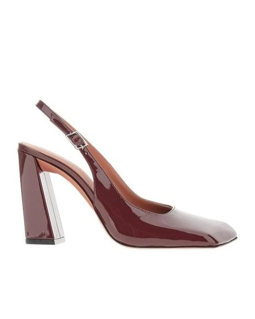AMINA MUADDI Pink Charlotte 95 High-Heeled Sandals