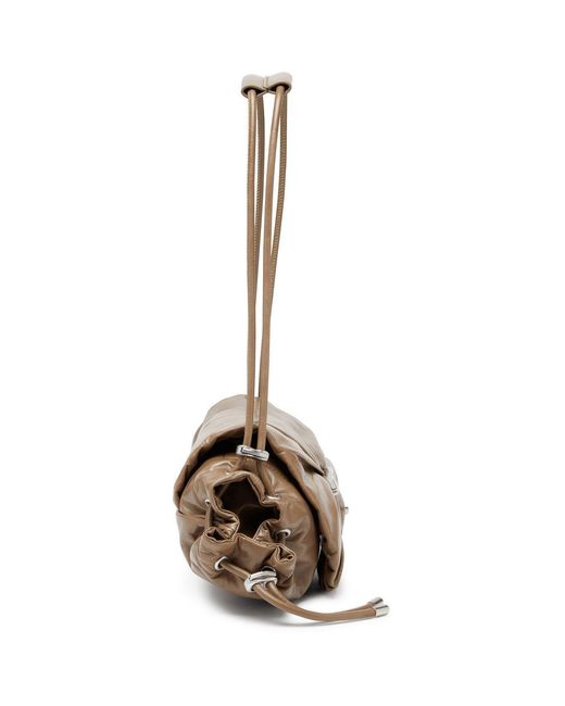 DIESEL Metallic Scrunch Shoulder Bag