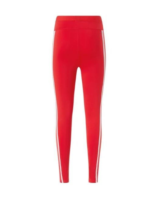 Pinko Red Stripe-Detailing Leggings