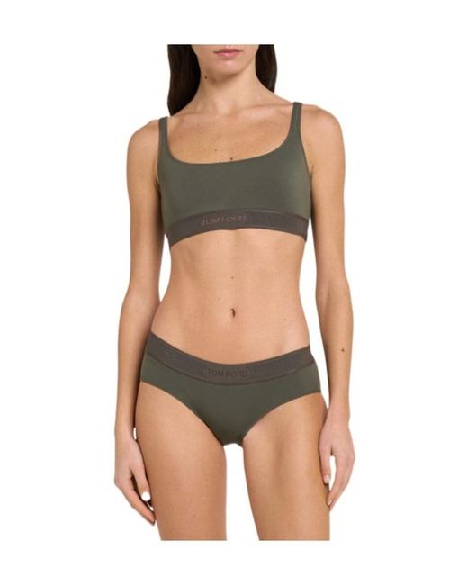 Tom Ford Gray Modal Bralette