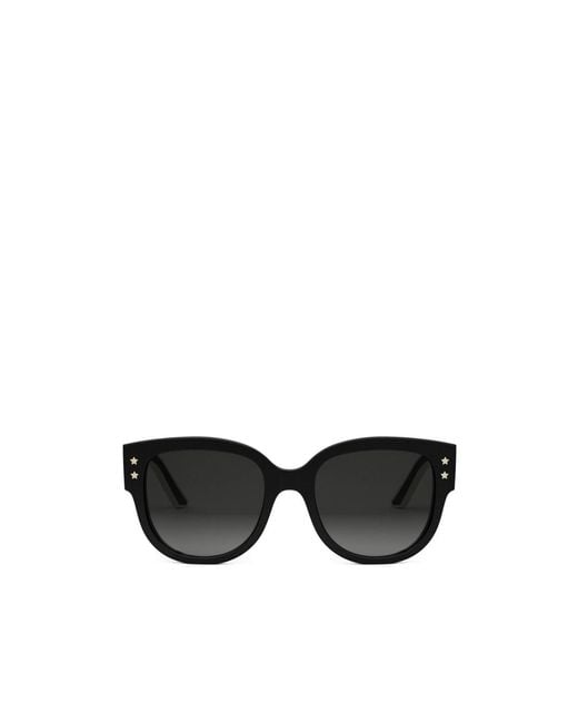 Dior Black Eyewear Pacific B2I Butterfly Frame Sunglasses