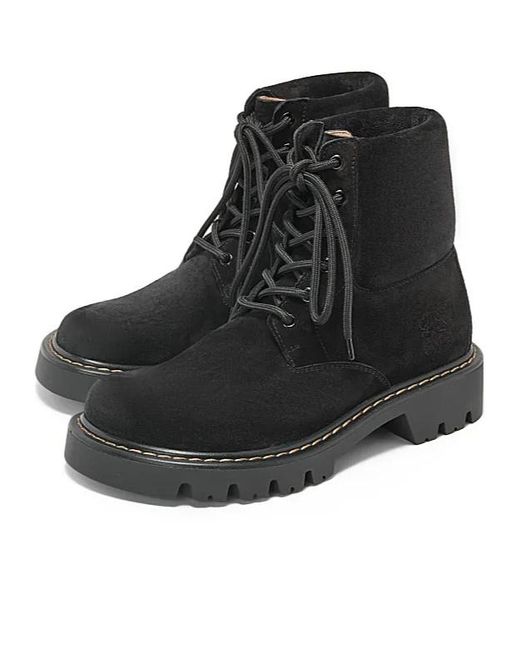 Loewe Black Sierra Combat Ankle Boot for men