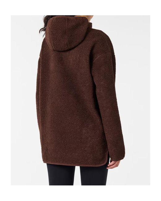 Barbour Brown Hooded Fleece Sweatshirt