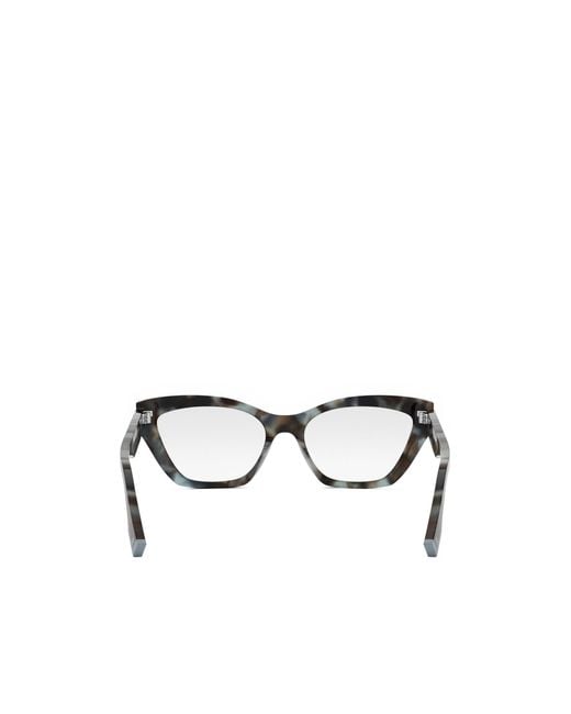 Fendi White Eyewear Cat-Eye Frame Glasses