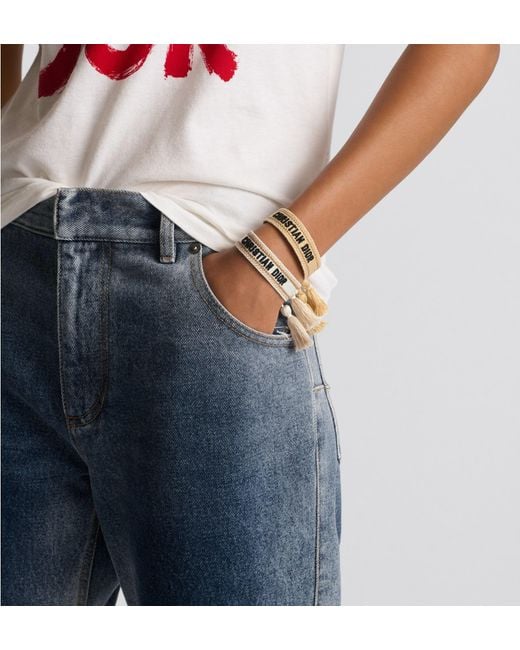 Dior White Christian Bracelet Set