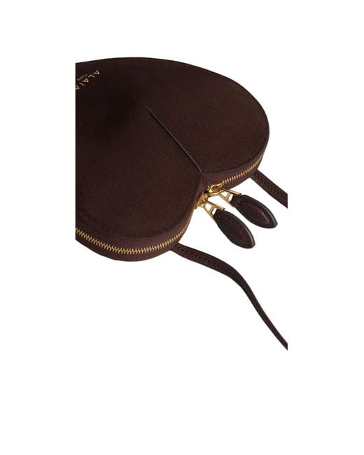 Alaïa White Heart-Shaped Shoulder Bag