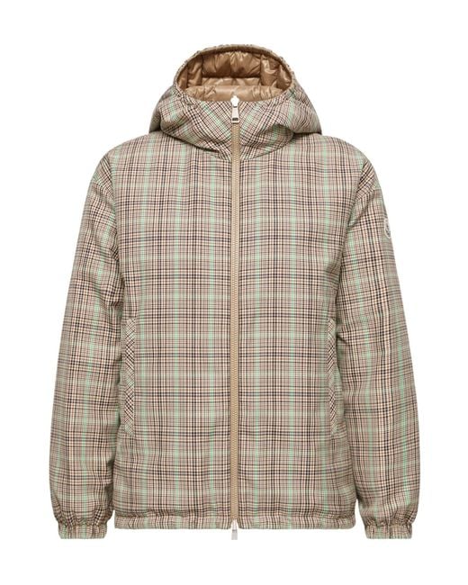 Moncler Gray Grimpante Reversible Hooded Short Padded Jacket