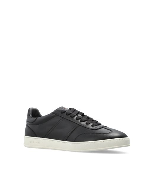 Kiton Black Lace-Up Sneakers for men