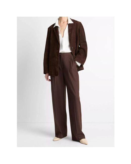 Vince Brown Suede Jacket