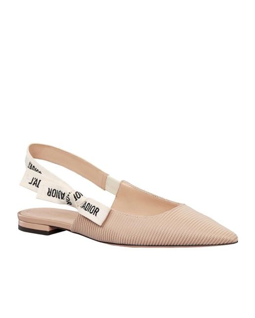 Dior Natural J'A Slingback Flat