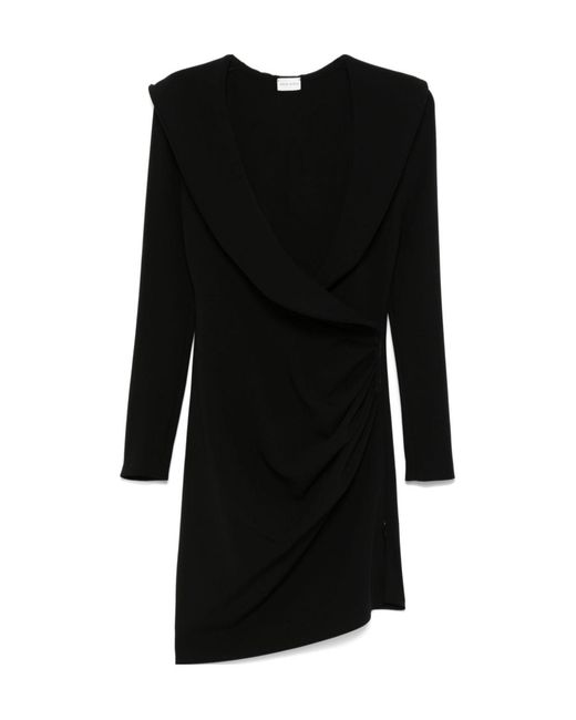 Magda Butrym Black Long-Sleeved Dress